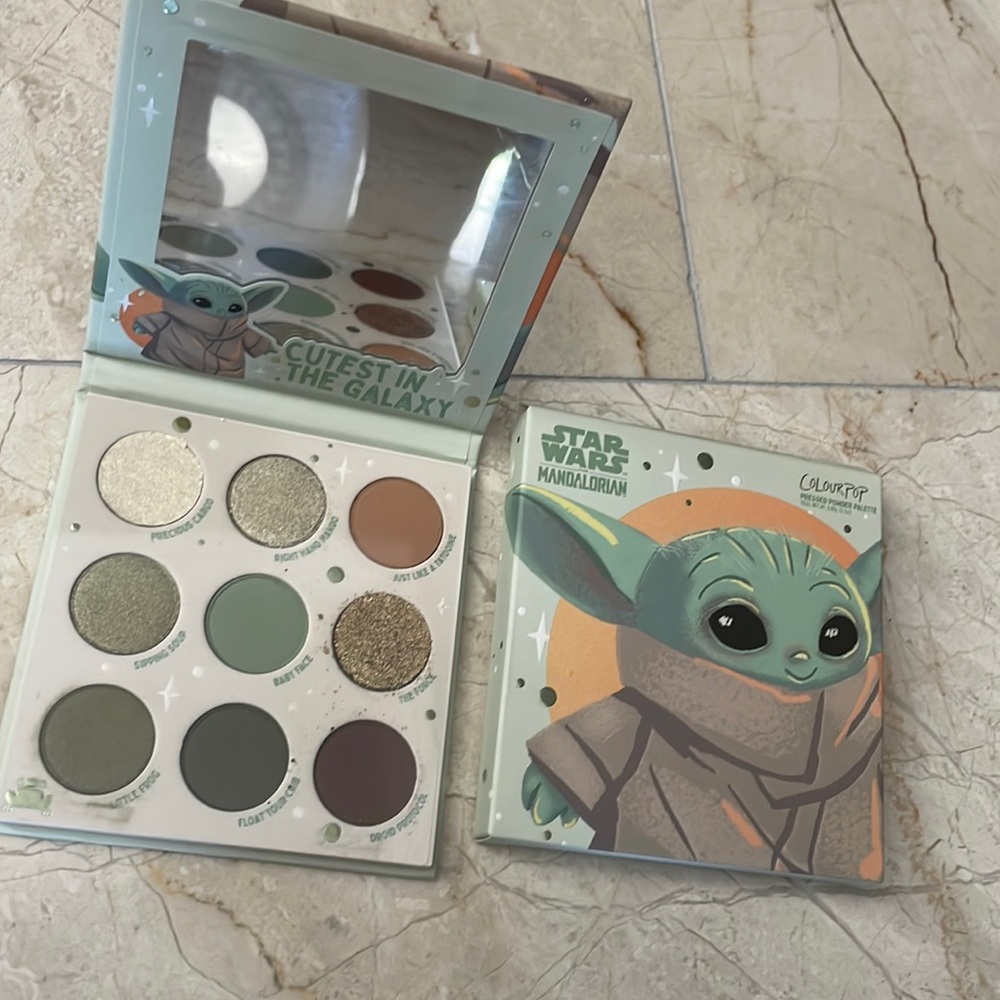 Star Wars Mandalorian ColourPOP eye shadow palette